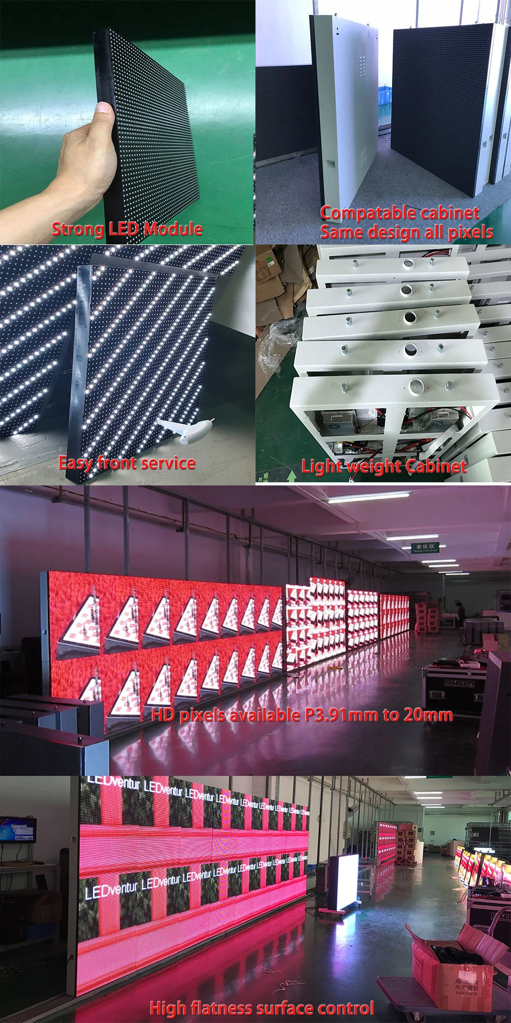 Full Color Indoor Outdoor Advertising Rental Curved SMD Poster Window TV LED Display Screen