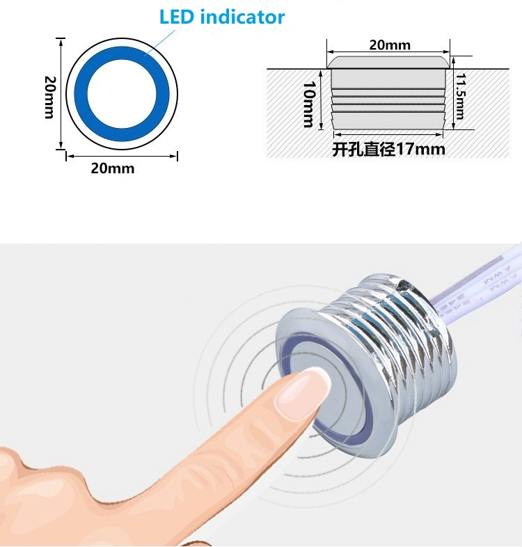 Door Activated Light Switch LED Cabinet Strip Lights Infrared Sensor Switch